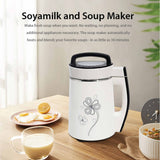 Darrahopens Appliances > Kitchen Appliances Electric Soy Bean Milk and Soup Maker Machine -Automatic Soya Almond Nut Blender