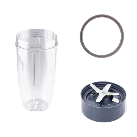 Darrahopens Appliances > Kitchen Appliances For Nutribullet Extractor Blade + Tall Cup + Grey Seal - 900 and 600 Models
