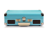 Darrahopens Audio & Video Crosley Cruiser Bluetooth Portable Turntable - Turquoise + Bundled Majority D40 Bluetooth Speakers