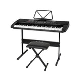 Darrahopens Audio & Video > Musical Instrument & Accessories Alpha 61 Keys Electronic Piano Keyboard Digital Electric w/ Stand Stool Black