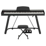 Darrahopens Audio & Video > Musical Instrument & Accessories Alpha 88 Keys Electronic Piano Keyboard Digital Electric w/ Stand Stool Weighted