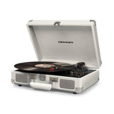 Darrahopens Audio & Video > Speakers Crosley Cruiser Bluetooth Portable Turntable - White Sands + Bundled Crosley Record Storage Crate