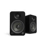 Darrahopens Audio & Video > Speakers Kanto YU4 140W Powered Bookshelf Speakers with Bluetooth and Phono Preamp - Pair, Matte Black with SE4 Black Stand Bundle