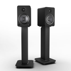Darrahopens Audio & Video > Speakers Kanto YU6 200W Powered Bookshelf Speakers with Bluetooth® and Phono Preamp - Pair, Matte Black with SX22 Black Stand Bundle