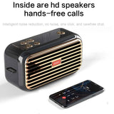 Darrahopens Audio & Video > Speakers Retro Smart Wireless Speaker Portable for Desktop PC With High-Quality Stereo Hifi Sound