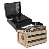 Darrahopens Audio & Video > Speakers Victrola Revolution Go Turntable - Black + Bundled Record Storage Crate