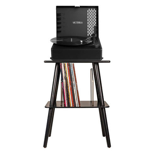 Darrahopens Audio & Video > Speakers Victrola Revolution Go Turntable - Black + Entertainment Stand Bundle - Black