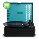 Darrahopens Audio & Video > Speakers Victrola Revolution Go Turntable - Blue + Bundled Record Storage Crate