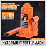 Darrahopens Auto Accessories > Auto Accessories Others 10 Ton Hydraulic Bottle Jack w/Safety Valve Car Van Truck Caravan Lift SUV 4WD