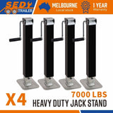 Darrahopens Auto Accessories > Auto Accessories Others 4x Trailer Caravan Canopy Jack Leg Stand Heavy Duty 3175KG 7000lbs Side Handle