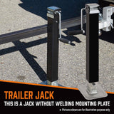 Darrahopens Auto Accessories > Auto Accessories Others 4x Trailer Caravan Canopy Jack Leg Stand Heavy Duty 3175KG 7000lbs Side Handle