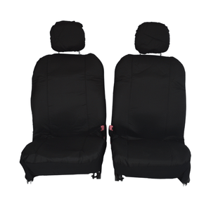 darrahopens Auto Accessories > Auto Accessories Others Canvas Seat Covers For Nissan Frontier 12/2009-2020 D40 Dual-Cab Black