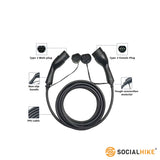 Darrahopens Auto Accessories > Auto Accessories Others EV Charging Cable - Type 2 to Type 2 22KW 32A Phase 3 Mode 3 for Electric Car