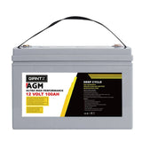 Darrahopens Auto Accessories > Auto Accessories Others Giantz AGM Deep Cycle Battery 12V 100Ah Marine Sealed Power Portable Solar x2