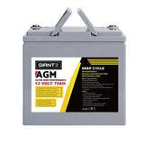 Darrahopens Auto Accessories > Auto Accessories Others Giantz AGM Deep Cycle Battery 12V 75Ah Marine Sealed Power Portable Box Solar X2