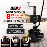 Darrahopens Auto Accessories > Auto Accessories Others Mini Mover Gen3 12V 550W Electric Motorised Jockey Wheel - Black