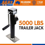 Darrahopens Auto Accessories > Auto Accessories Others Trailer Caravan Canopy Jack Stand 2267kg 5000lbs Heavy Duty Solid Weld Bracket