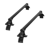 Darrahopens Auto Accessories > Auto Accessories Others Universal Car Roof Racks Pod Aluminium Cross Bars Adjustable 145cm Black