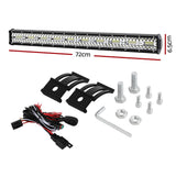 Darrahopens Auto Accessories > Lights Giantz LED Driving Light 28 Inch Flood Spot Light Bar Driving Lamp Offroad Truck