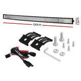 Darrahopens Auto Accessories > Lights Giantz LED Driving Light 50 Inch Flood Spot Light Bar Driving Lamp Offroad Truck