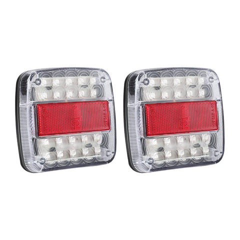 Darrahopens Auto Accessories > Lights Giantz Pair 26 LED Tail Lights Stop Reverse Indicator 12V Ute Trailer Truck