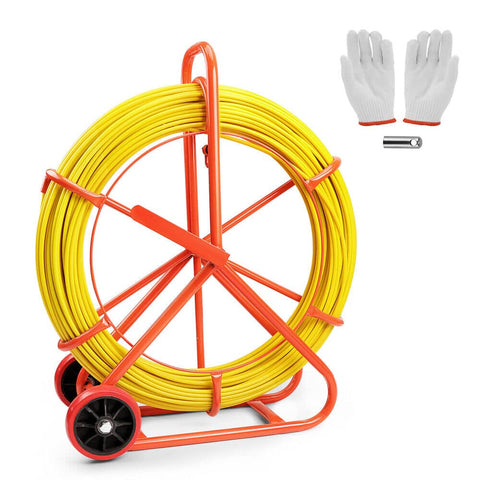 Darrahopens Auto Accessories > Tools 150M×8MM Fish Tape Puller Fiberglass Wire Cable Running Duct Rodder Heavy Duty