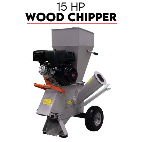 Darrahopens Auto Accessories > Tools 15HP Engine Wood Chipper Garden Mulcher Shredder Mulch Chip Tree Branch