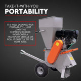 Darrahopens Auto Accessories > Tools 15HP Engine Wood Chipper Garden Mulcher Shredder Mulch Chip Tree Branch