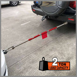 Darrahopens Auto Accessories > Tools 3Pcs 2 Ton Trailer Hitch 186cm Heavy Duty Tow Bar 4wd Trailer Spring Buffer Au