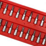 Darrahopens Auto Accessories > Tools 46Pcs Screwdriver Wrench Socket Set Ratchet Screwdriver Bit Torx Car Repair Tool