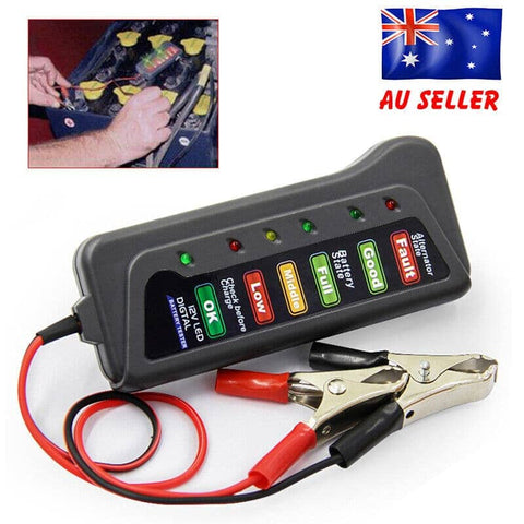 Darrahopens Auto Accessories > Tools Car Battery Tester Automotive 12V Digital Testing Tool Voltage Analyzer Checker