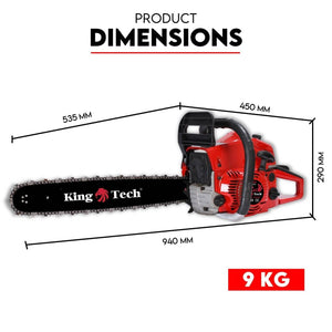 Darrahopens Auto Accessories > Tools Commercial Petrol Chainsaw 24