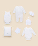 Darrahopens Baby & Kids > Boys Clothing 6PC Essentials Pack - Pure White - 3 to 6months