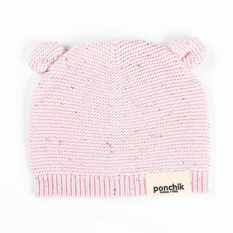 Darrahopens Baby & Kids > Boys Clothing Ponchik Babies + Kids Bear Beanie Hat Warm Winter - Love - 3-12 Months