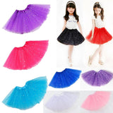 Darrahopens Baby & Kids > Girls Clothing Sequin Tulle Tutu Skirt Ballet Kids Princess Dressup Party Baby Girls Dance Wear, Aqua, Kids