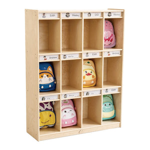 Darrahopens Baby & Kids > Kid's Furniture Jooyes 12 Cubbies Bag Locker Storage Cabinet