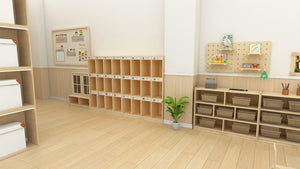Darrahopens Baby & Kids > Kid's Furniture Jooyes 12 Cubbies Bag Locker Storage Cabinet