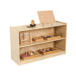Darrahopens Baby & Kids > Kid's Furniture Jooyes 2 Shelf Wooden Storage Cabinet H60.5cm