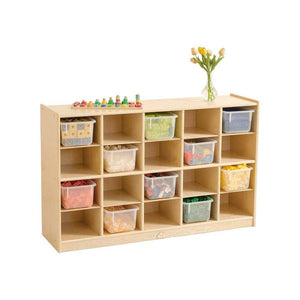 Darrahopens Baby & Kids > Kid's Furniture Jooyes 20 Cubby Cabinet Kids Bookshelf Organiser Storage