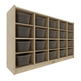 Darrahopens Baby & Kids > Kid's Furniture Jooyes 20 Cubby Cabinet Kids Bookshelf Organiser Storage