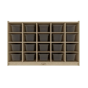 Darrahopens Baby & Kids > Kid's Furniture Jooyes 20 Cubby Cabinet Kids Bookshelf Organiser Storage