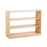 Darrahopens Baby & Kids > Kid's Furniture Jooyes 3 Shelf Wooden Storage Cabinet Open Back H76cm