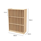 Darrahopens Baby & Kids > Kid's Furniture Jooyes 30 Cubby Vertical File Organiser Storage Cabinet