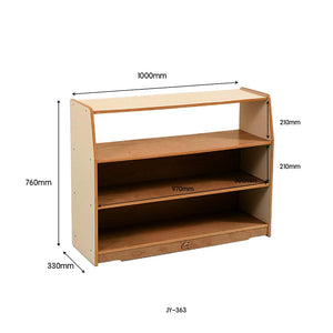 Darrahopens Baby & Kids > Kid's Furniture Jooyes Goteborg 3 Shelf Storage Cabinet - H76cm