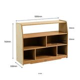 Darrahopens Baby & Kids > Kid's Furniture Jooyes Goteborg 5 Cubby Storage Cabinet - H76cm