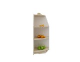 Darrahopens Baby & Kids > Kid's Furniture Jooyes Goteborg Kids 3 Tier Corner Shelf Wooden Storage Cabinet