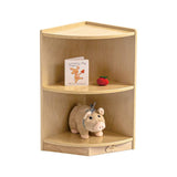 Darrahopens Baby & Kids > Kid's Furniture Jooyes Kids 2 Tier Corner Shelf Wooden Storage Cabinet