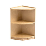 Darrahopens Baby & Kids > Kid's Furniture Jooyes Kids 2 Tier Corner Shelf Wooden Storage Cabinet