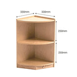 Darrahopens Baby & Kids > Kid's Furniture Jooyes Kids 2 Tier Corner Shelf Wooden Storage Cabinet