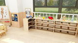 Darrahopens Baby & Kids > Kid's Furniture Jooyes Kids 3 Shelf Corner Storage Cabinet - H76cm